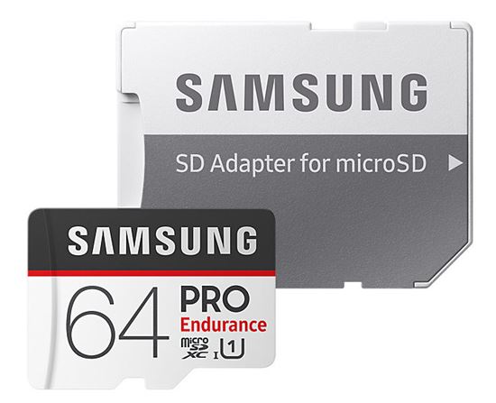 Obrázek z Samsung MB-MJ64GAEU Paměťová karta Micro SDXC PRO endurance 64GB 