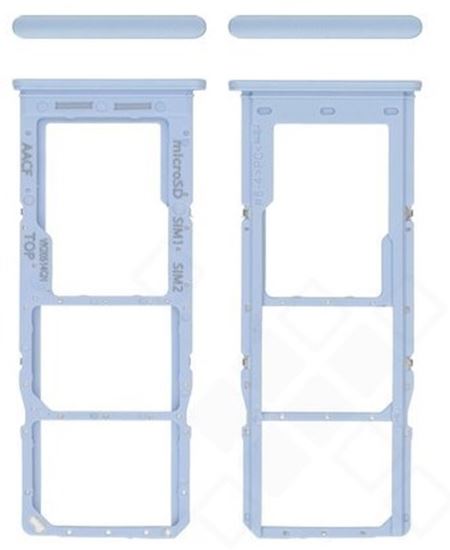 Obrázek z Samsung GH98-47574B slot na dvě sim karty a pk pro SM-A136 (Galaxy A13 5G) Blue