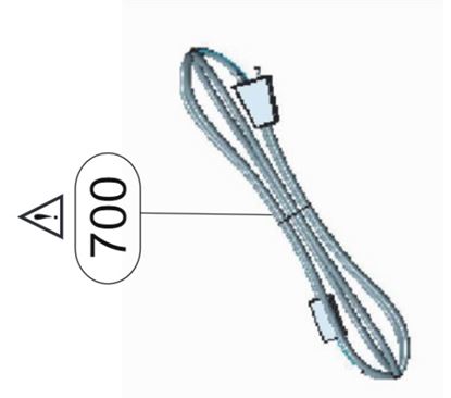 Obrázek Originální síťový kabel  COV37517501 pro TV LG 
