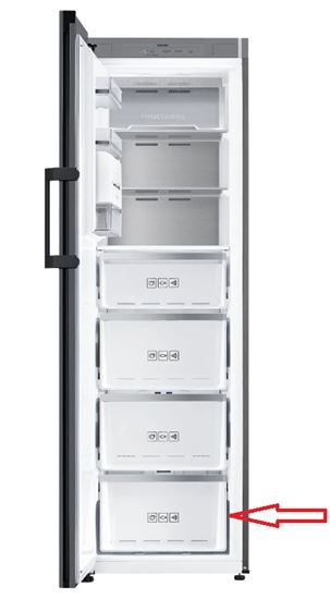 Obrázek z Samsung DA97-17505F 4., šuplík z vrchu mražničky